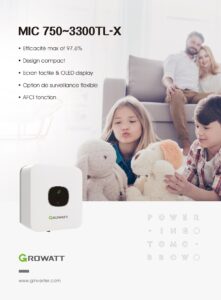 GROWATT MIC 3000 TL-X,GROWATT MIC 2500 TL-X,GROWATT MIC 2000 TL-X,GROWATT MIC 1500 TL-X