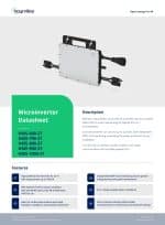 Hoymiles HMS-900-2T micro-onduleur 2-en-1 900 VA, 2 MPPT, MPPT 16–60 V, 2×15–16 A, IP67, Sub-1G, 261×180×35 mm