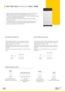 Batterie BYD Battery-Box Premium HVM 8.3 stockage energie solaire haute tension LiFePO4