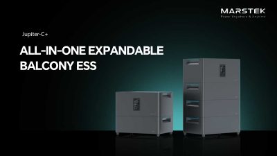 Marstek Jupiter C Plus All-in-One – batterie solaire LiFePO4 5,12 kWh extensible, 4 MPPT 2400W, sortie 800W, IP65