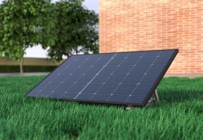 Support solaire au sol structure aluminium pour fixation panneaux photovoltaiques