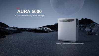 Growatt AURA 5000 batterie solaire 5kWh stockage energie AC coupled