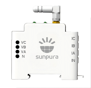 sunpura smeter rc01 compteur intelligent wifi triphase 50a autoconsommation solaire