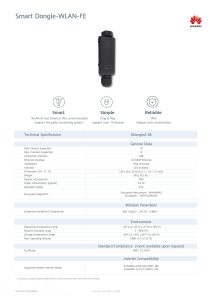 Huawei Smart Dongle SDongleA-05 module WiFi et Ethernet pour onduleurs Huawei SUN2000